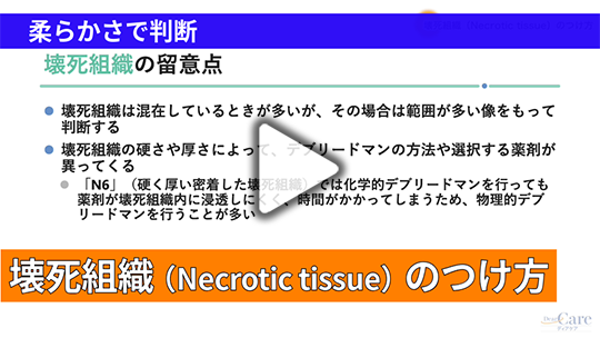 8. 壊死組織（Necrotic tissue）のつけ方