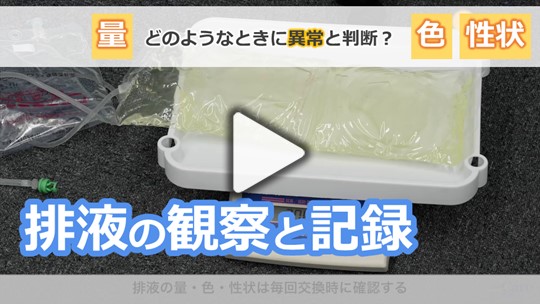 6．排液の観察と記録